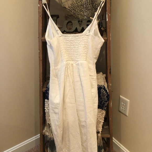 Adorable White Linen Dress🤍🤍 - Picture 5 of 7